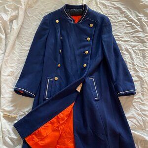 Blue Vintage Wool Coat